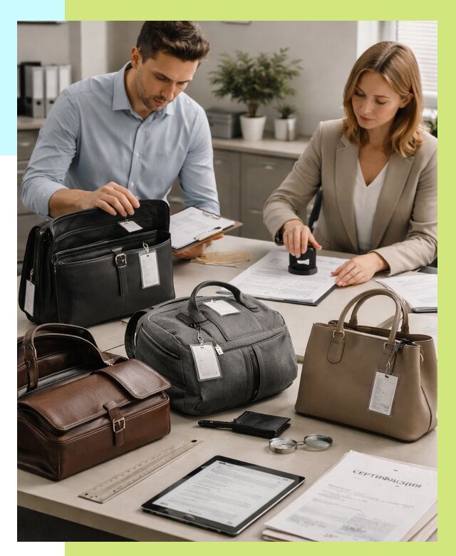 Сертификация сумок в Майкопе от 7582 руб. | Алешин-Мкп