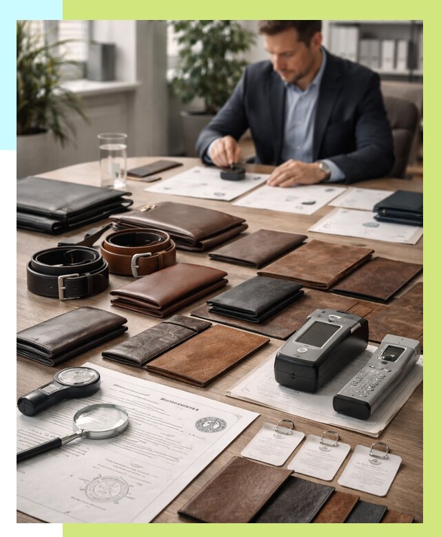 Сертификация кожаных изделий в Майкопе от 12131 р. | Алешин-Мкп