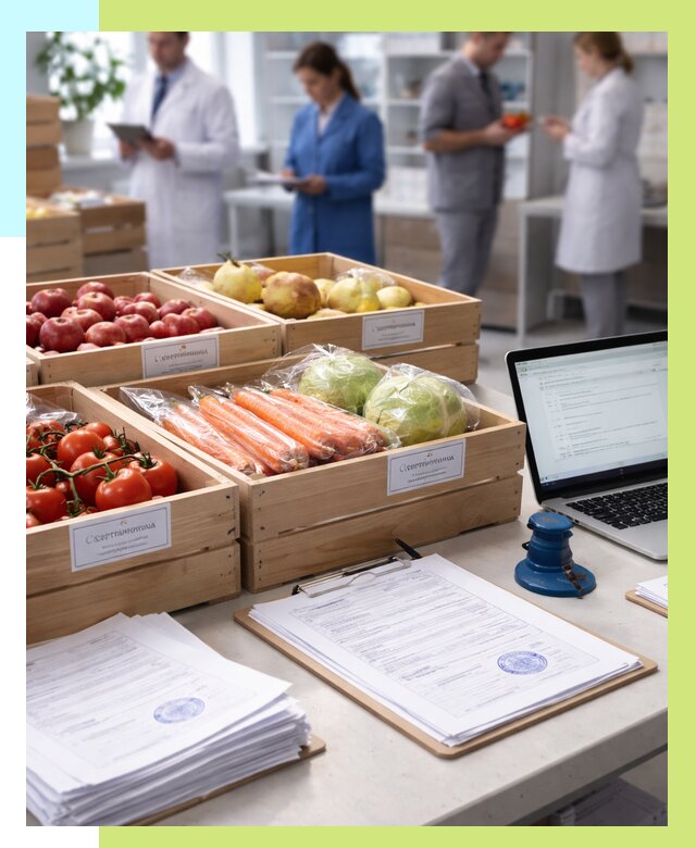 Сертификация овощей и фруктов в Майкопе от 8593 р. | Алешин-Мкп