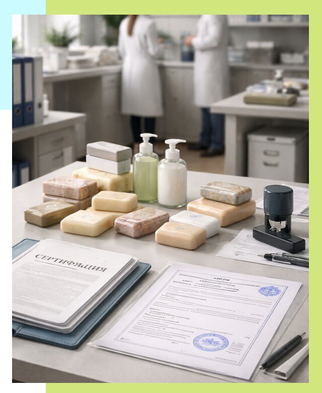 Сертификация мыла и сертификат на мыло в Майкопе от 12131 | Алешин-Мкп