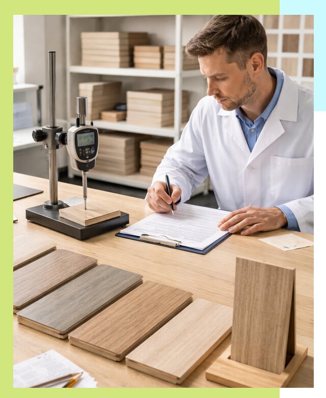Сертификация ламината с испытаниями и оформлением документов в Майкопе