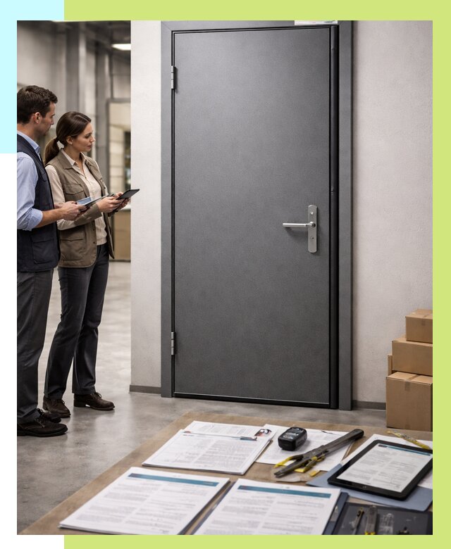 Сертификация противопожарных дверей в Майкопе от 9098 р. | Алешин-Мкп