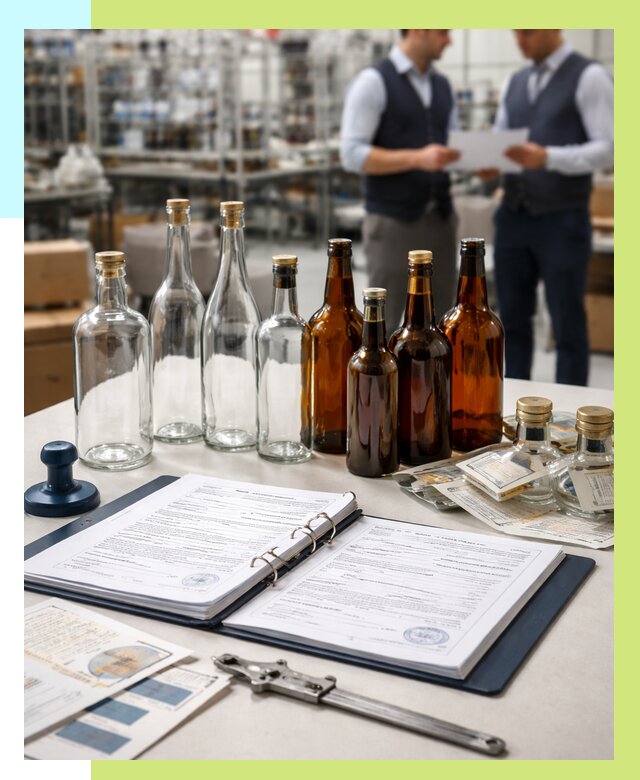 Сертификация стеклянных бутылок в Майкопе от 25273 р. | Алешин-Мкп