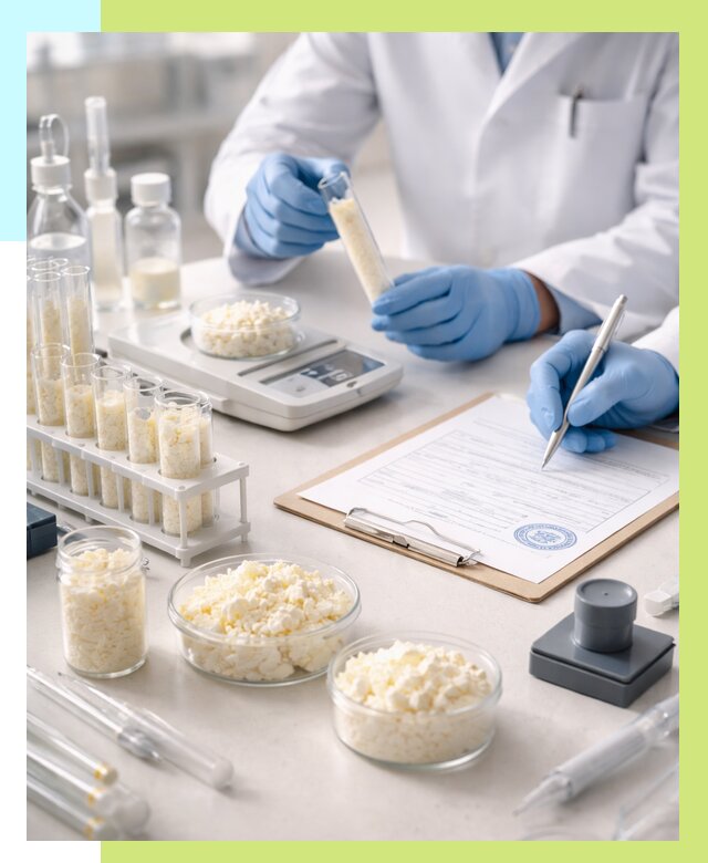Сертификация творога в Майкопе от 12131 р. под ключ | Алешин-Мкп