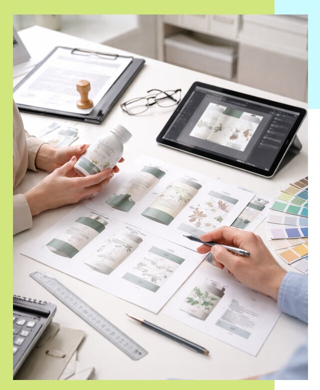 Профессиональная разработка дизайна и текста этикетки продукции в Майкопе