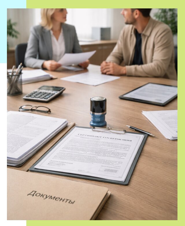 Сертификат соответствия на продукцию в Майкопе от 15164 р.|Алешин-Мкп