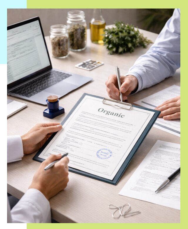 Оформление сертификат органик в Майкопе от 30327 р. | Алешин-Мкп