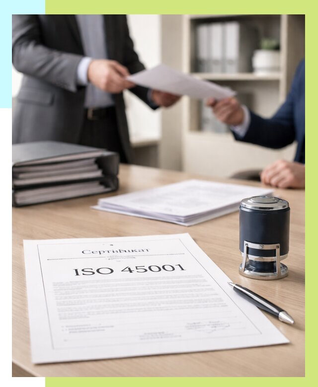 Сертификат ISO 45001 в Майкопе под ключ от 45491 р. | Алешин-Мкп