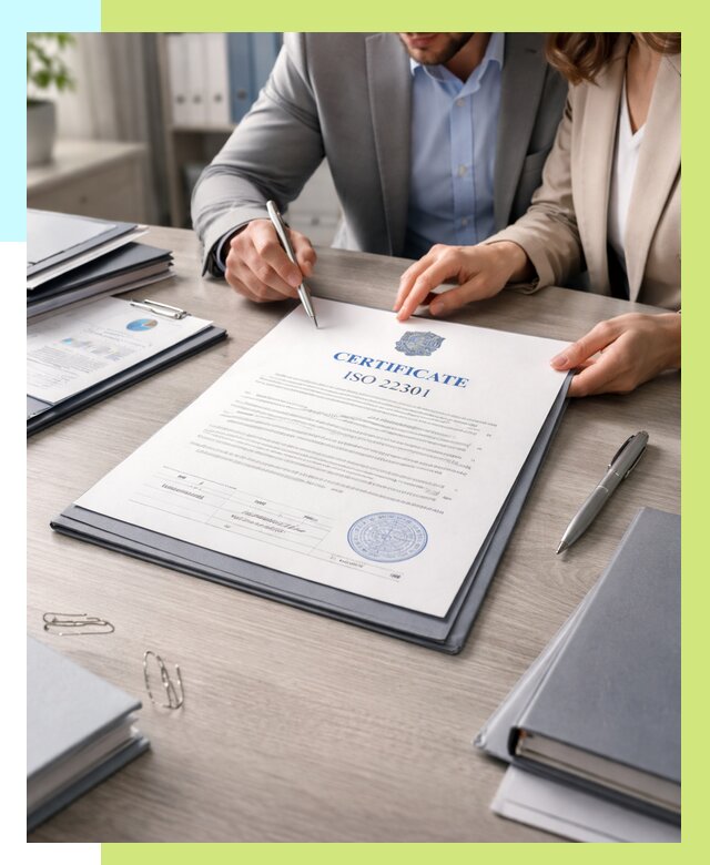 Сертификат ISO 22301 в Майкопе от 45491 р. | Алешин-Мкп срочно